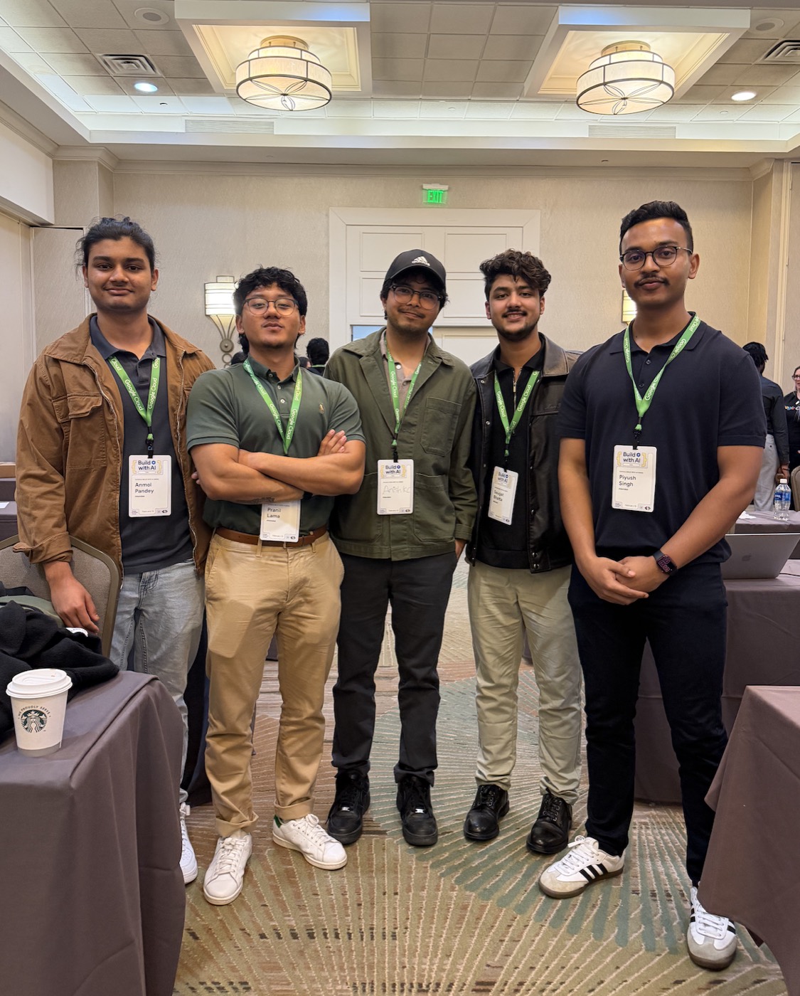With the team at Google's Build with AI event